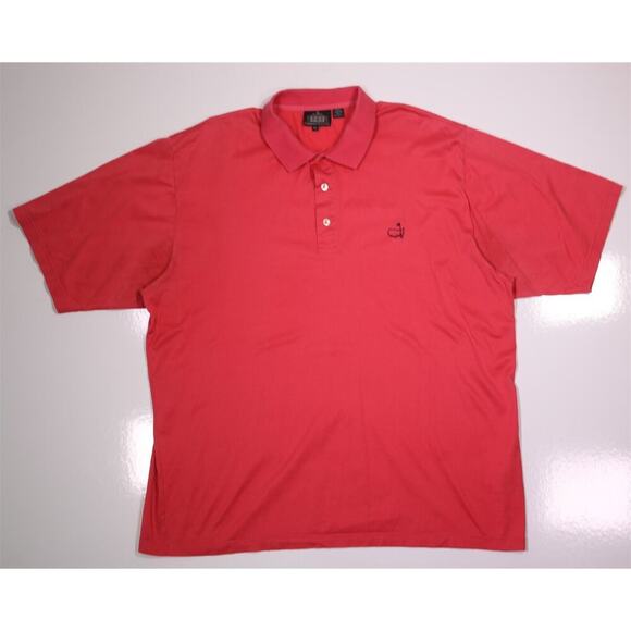 Masters Clubhouse Collection Made in Italy Pink Golf Polo Shirt Men's XL - Picture 3 of 6